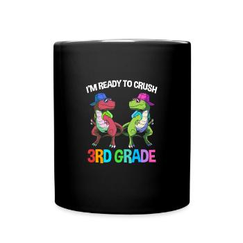 3. Klasse - Tasse einfarbig - Schwarz - Vorne