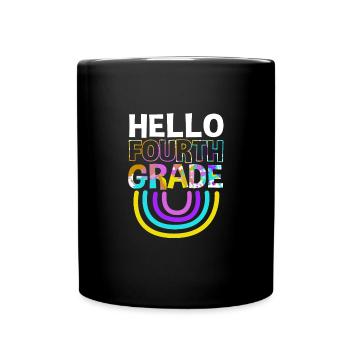 4th Grade - Full Colour Mug - black - Front