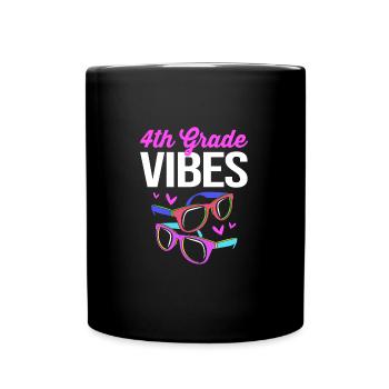 4th Grade - Full Colour Mug - black - Front