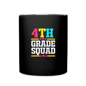 4th Grade - Full Colour Mug - black - Front