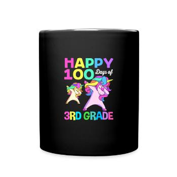 3. Klasse - Tasse einfarbig - Schwarz - Vorne