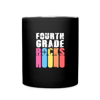 4th Grade - Full Colour Mug - black - Front