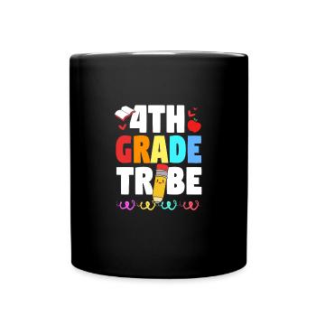 4th Grade - Full Colour Mug - black - Front