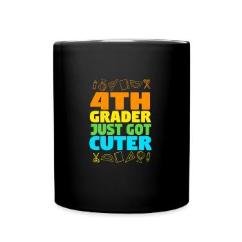4th Grade - Full Colour Mug - black - Front
