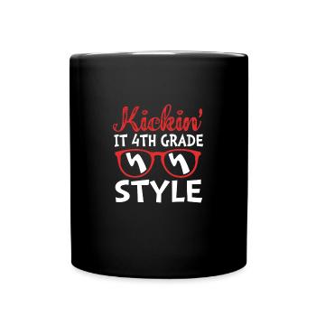 4th Grade - Full Colour Mug - black - Front