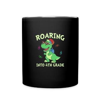 4. Klasse - Tasse einfarbig - Schwarz - Vorne