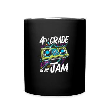 4th Grade - Full Colour Mug - black - Front