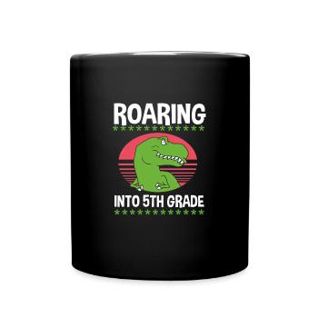5. Klasse - Tasse einfarbig - Schwarz - Vorne