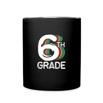 6th Grade - Full Colour Mug - black - Front