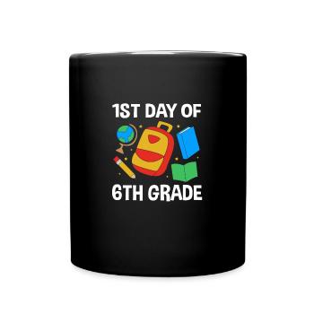 6th Grade - Full Colour Mug - black - Front