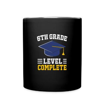 6th Grade - Full Colour Mug - black - Front