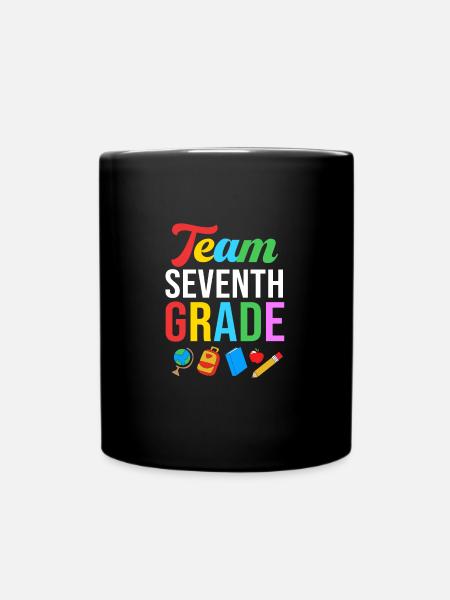 7. Klasse - Tasse einfarbig - Schwarz