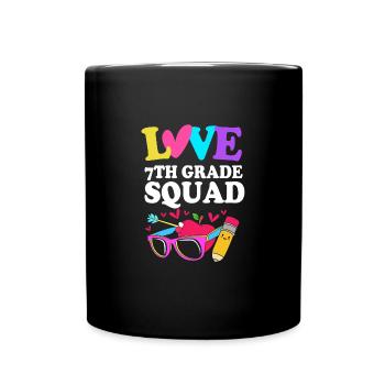 7th Grade - Full Colour Mug - black - Front