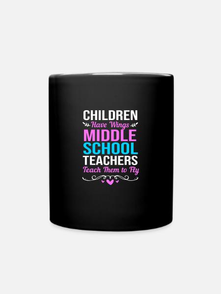Lehrer der Mittelstufe - Tasse einfarbig - Schwarz
