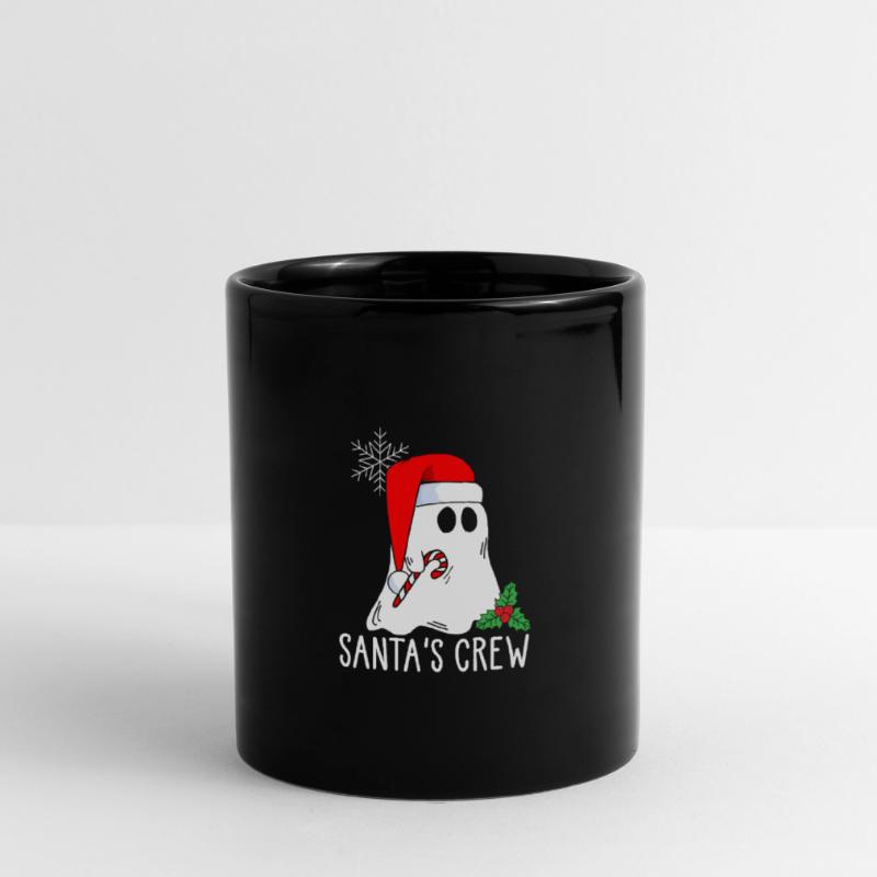 Weihnachtsmann Crew Geist Weihnachtskostüm Tasse einfarbig