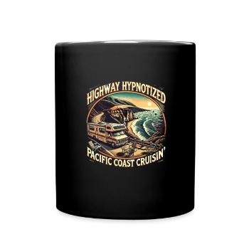 Campeur - Mug uni - noir - Devant