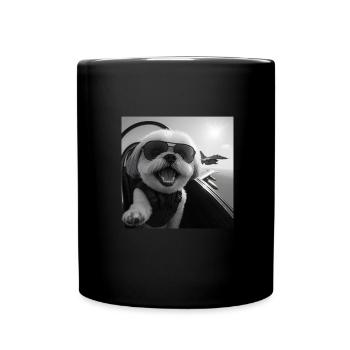Shih Tzu - Mug uni - noir - Devant