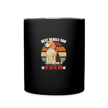 Chien Beagle Meilleur Beagle Papa Jamais - Mug uni - noir - Devant