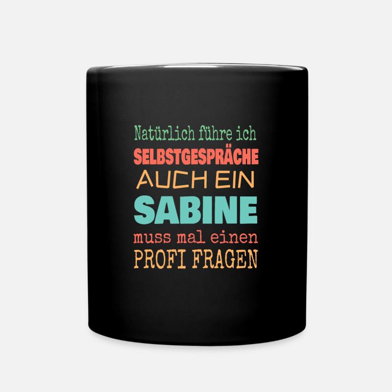 Sabine - Tasse einfarbig - Schwarz