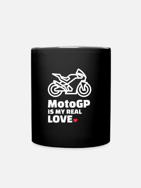 I love MotoGP - Full Colour Mug - black