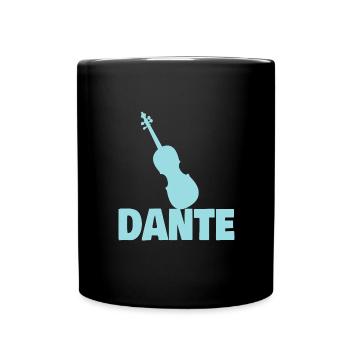 Geschenk für Dante - Tasse einfarbig - Schwarz - Vorne