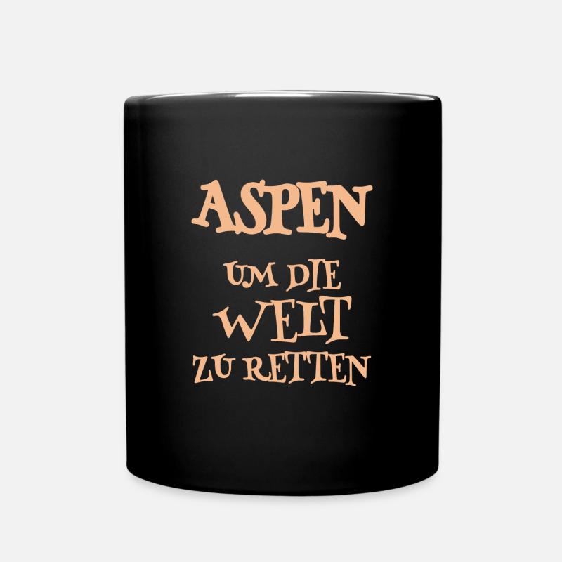 Helfer Aspen - Tasse einfarbig - Schwarz