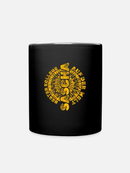 Arbeit Sascha - Tasse einfarbig - Schwarz
