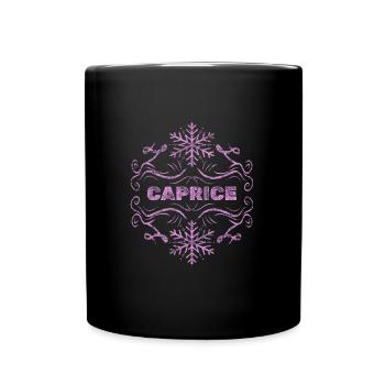 Ehefrau Caprice - Tasse einfarbig - Schwarz - Vorne