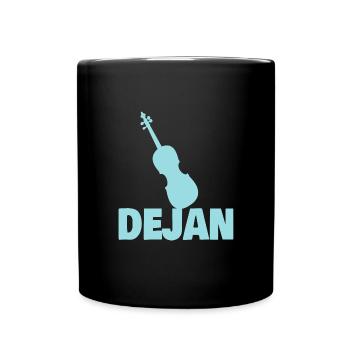 Cello Dejan - Tasse einfarbig - Schwarz - Vorne