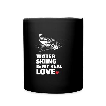 I love water skiing - Full Colour Mug - black - Front