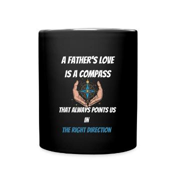 L’amour du Père est une boussole - Mug uni - noir - Devant