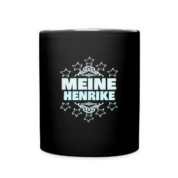 Geschenk für Henrike - Tasse einfarbig - Schwarz - Vorne