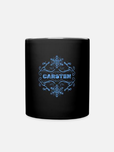 Flocon de neige pour Carsten Winter Iceflake - Mug uni - noir