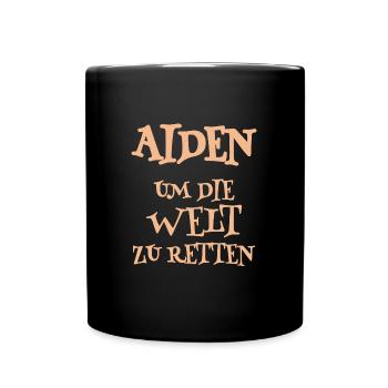 Retter Aiden - Tasse einfarbig - Schwarz - Vorne