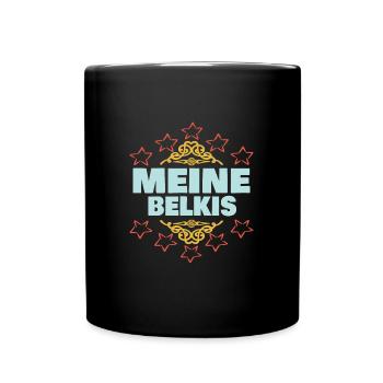 Belkis als Mädchen - Tasse einfarbig - Schwarz - Vorne
