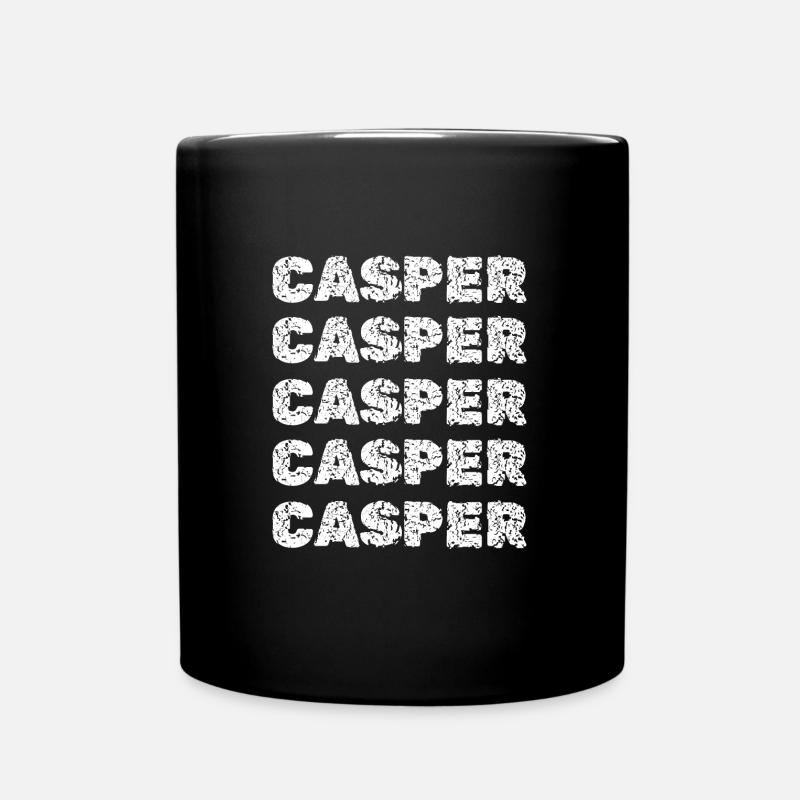 Geschenk für Casper - Tasse einfarbig - Schwarz
