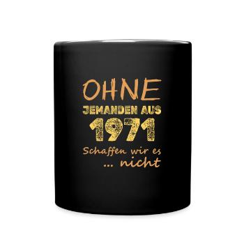 es 1971 - Tasse einfarbig - Schwarz - Vorne