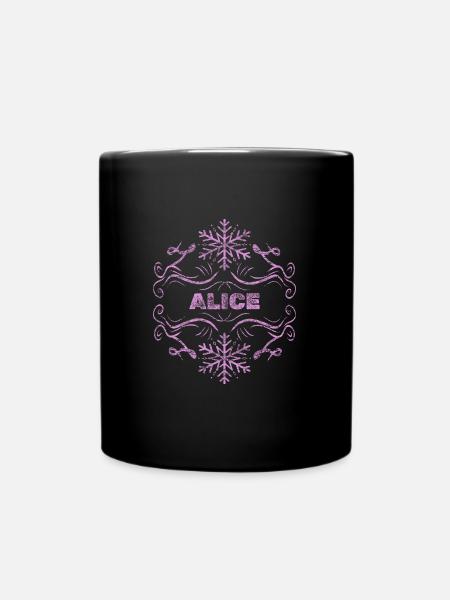 Alice als Ehefrau - Tasse einfarbig - Schwarz