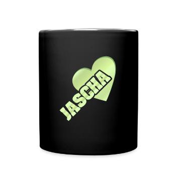 Gold Jascha - Tasse einfarbig - Schwarz - Vorne