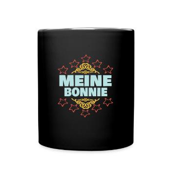 Mädchen Bonnie - Tasse einfarbig - Schwarz - Vorne