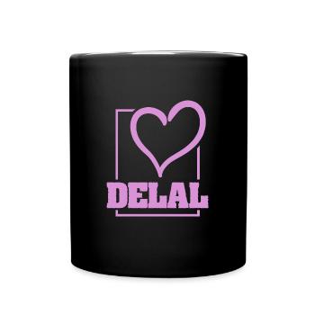 Delal - Full Colour Mug - black - Front