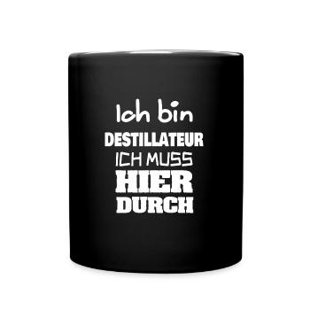 Distiller as a profession - Full Colour Mug - black - Front
