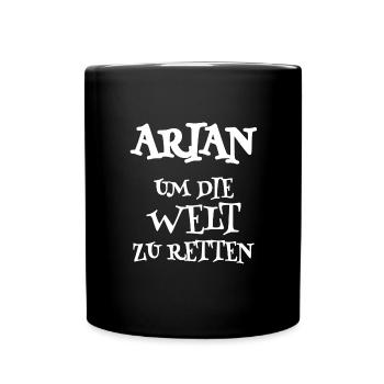 Gift for Arian - Full Colour Mug - black - Front