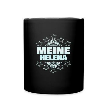 Helena als Mädchen - Tasse einfarbig - Schwarz - Vorne