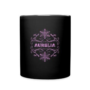 Wife Aurelia - Full Colour Mug - black - Front