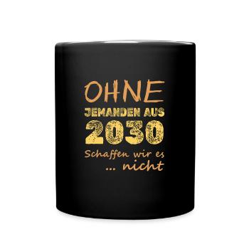 it 2030 - Full Colour Mug - black - Front