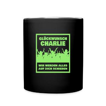 Gift for Charlie - Full Colour Mug - black - Front