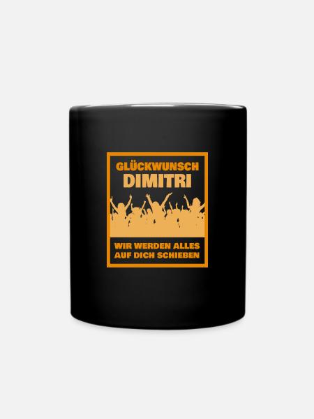 Cadeau pour Dimitri - Mug uni - noir