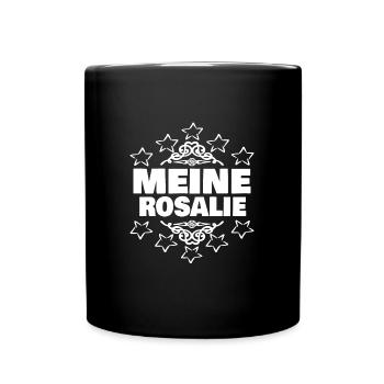 Rosalie als Mädchen - Tasse einfarbig - Schwarz - Vorne