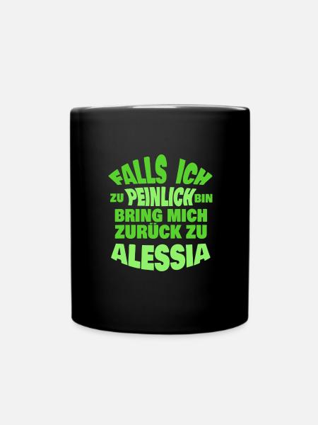 Alessia - Full Colour Mug - black